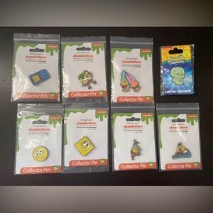 SpongeBob Squarepants Pin Bundle Collector Pins Nickelodeon Resorts Punta Cana